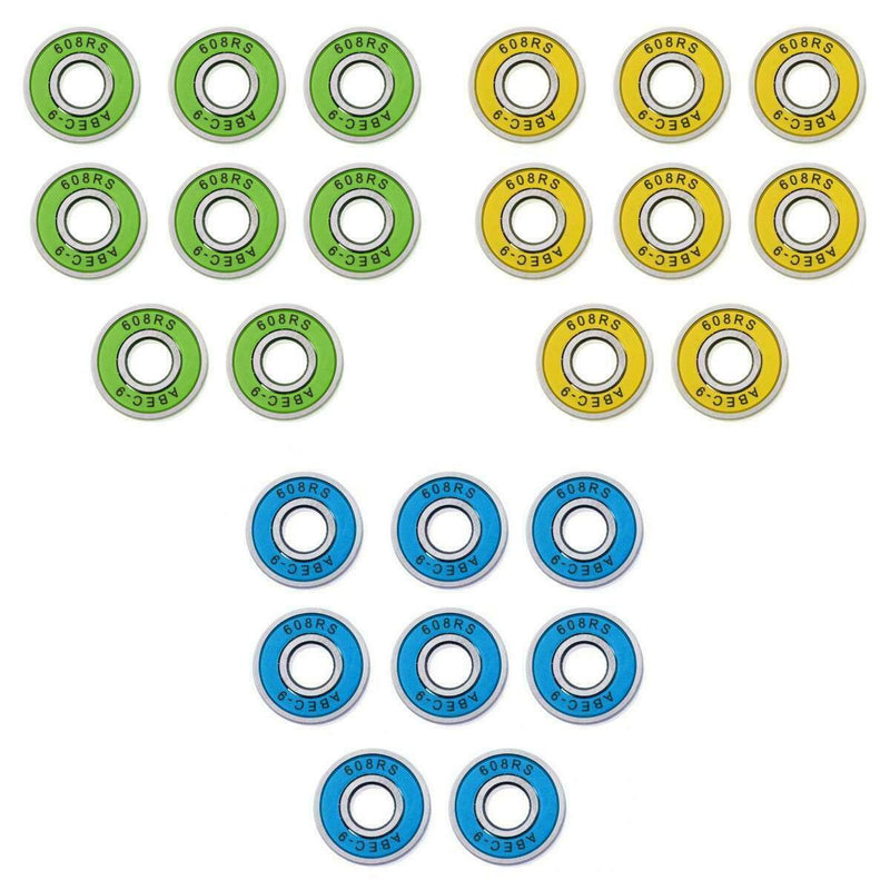 24X Lot 8 Frictionless Abec 9 Skateboard Roller Skate Bearing for Sporting Goods