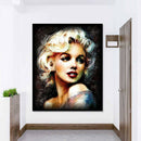 Painting By Numbers Kit DIY Charming Beauty Canvas Oil Art Picture Craft