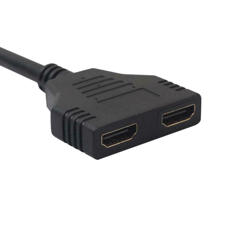 1080P DVI 24+1 Pin Male to Dual HDMI Female Splitter Cable for PC Monitor
