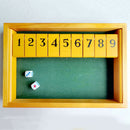 9Digitals2-4 Player Shut the Box Board forTraditional Thinking Strategy Bar Gift