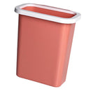 Kitchen Waste Bin Cabinet Door Hanging Trash Garbage Rubbish Container Pink_L