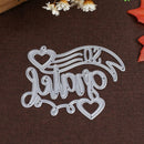 Art Word Metal Embossing Cutting Dies Stencils DIY Scrapbooking Craft Decor A