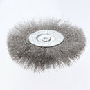 2Pcs Wire Flat Brush, Coarse Crimped with 1/4-Inch Shank Excellent for