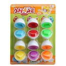 Pairings Smart Egg Capsule Study Color Children Blocks 6x Educational Toys