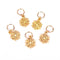 80Pcs Decorations Pendants Dreadlocks Beads Metal Cuffs Hair Rings Clips â„–[