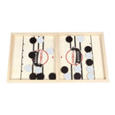 Wooden Sling Puck Game Tabletop Sling-shot Foosball Winner Hockey Board Big