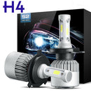 1Pair H4 HB2 9003 840W 126000LM LED Fog Headlight Bulbs Hi/Low Beam 6000K