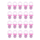 30pcs Clear Pink Pacifiers Charms -New Baby Shower Party Favor/ Home Decors