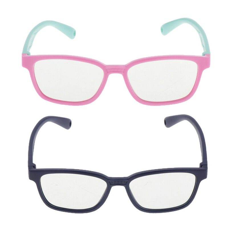 2x Kid Eyeglass Anti Blue Light Sunglasses UV400 Computer Glasses Eyewear
