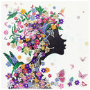 5D DIY Special Shaped Diamond Painting Girl Cross Stitch Mosaic Craft Kit