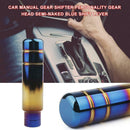 Universal Car Aluminum Burnt Blue Gear Shift Knob Shifter Lever Head V2 -130MM