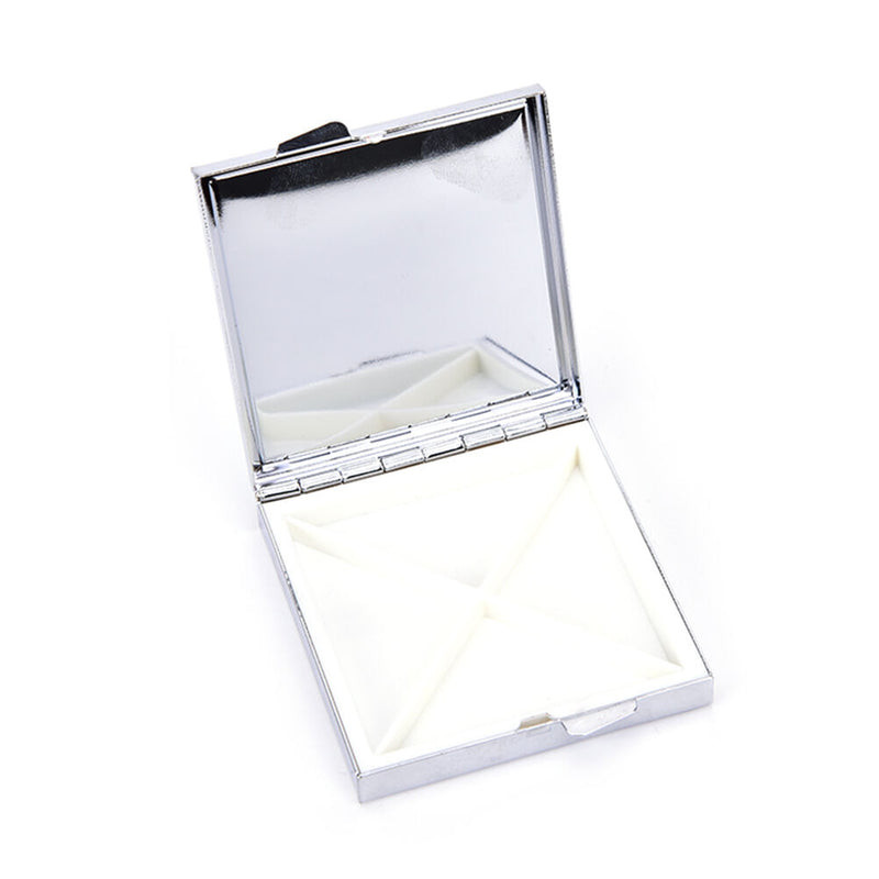 Mini Travel Metal Pill Box Medicine Drug Vitamin Tablet Organizer Container  Gw