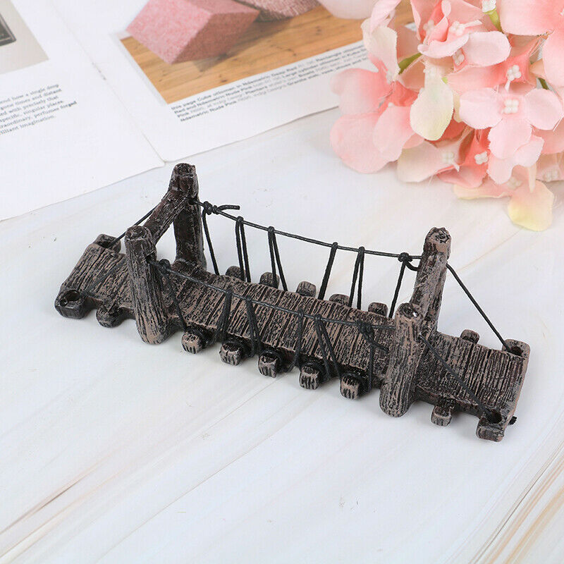 1PC Imitation Bridge Decor for Aquarium Ornaments Fish Tank Landscape Bridge FT