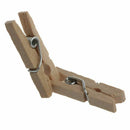 100PCS New 2.5cm*0.3cm Mini Natural Wooden Cloth Photo Paper Peg Clothespin