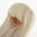 Stylish 1/4 BJD Full Wigs Long Straight Synthetic Hair With Bangs For Dollfie