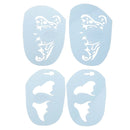 1 Set Fancy Butterfly Face Paint Stencil Eye Paint Template Halloween Makeup