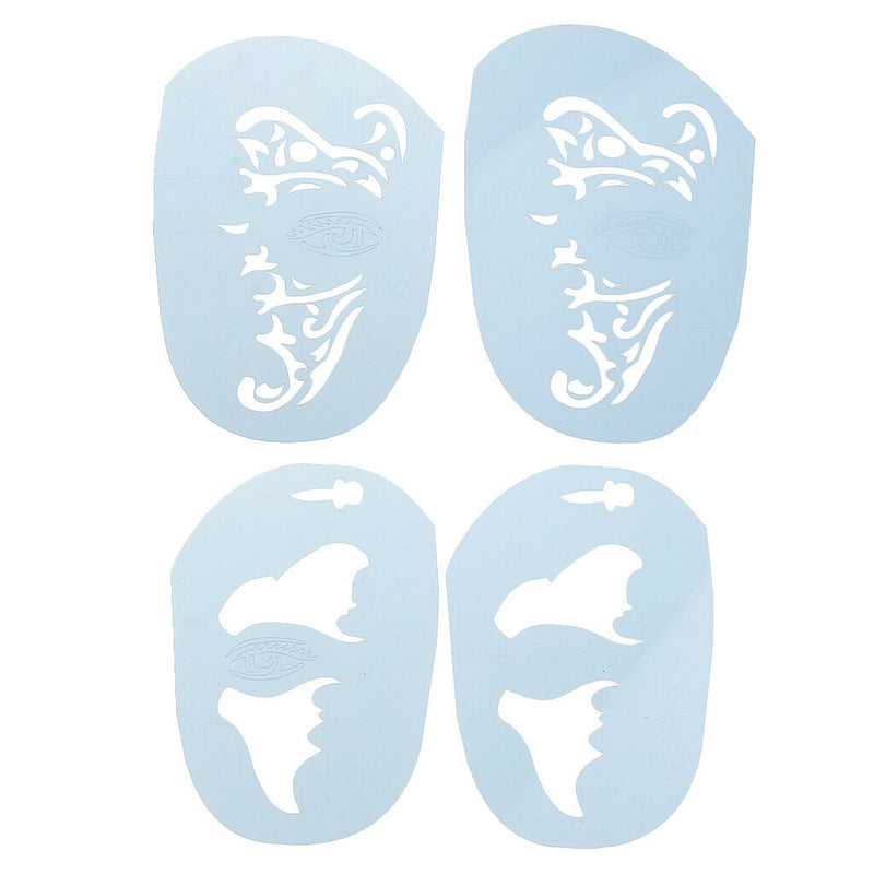 1 Set Fancy Butterfly Face Paint Stencil Eye Paint Template Halloween Makeup