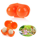 Kitchen Convenient  Container Hiking Camping Carrier 2 Egg Case Storage Box