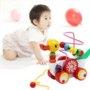 Duckling Trailer Mini Around Beads Educational Game Toys For Kids Children