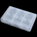 24 in 1 SD TF MMC 3 DS Game Card Memory Card for Card Adapter, Clear Plasti
