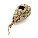 Natural grass of woven hanging Birdhouse nest birds house of straw bird hou M4D6