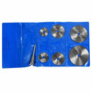 7x HSS Circular Wood Cutting Saw Blade Discs Mandrel Mini Drill For Rotary