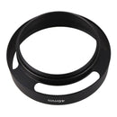 Black 46mm Metal Lens Hood for 25mm F1.4 35mm F1.6 50mm F1.8 mirrorless C4J9