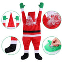 Super Large Velvet Santa Claus Decoration Clothes Hanging on the Door WallSEAU