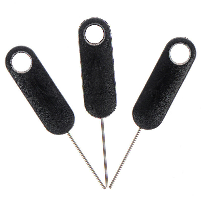 10Pcs Sim Card Tray Removal Pin Eject Opener Tool for Smartphones Tablets BlacME