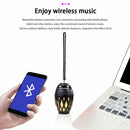 Wireless Portable HiFi Stereo Indoor Outdoor Mini Bluetooth Speaker LED Flame