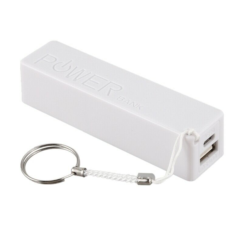 Portable External Power Bank Battery Charger 18650 with Keychain (Without Bat D1