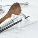 Kitchen Cooking Tools Spoon Rest Utensil Spatula Holder Heat Storage Shelv Hn