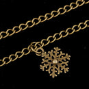 Luminous Necklace Glowing Sweater Necklace Christmas Cute Snowman Necklace