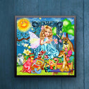 Cartoon Girl 5D DIY Full Round Drill Diamond Painting Mosaic Beadwork Decor