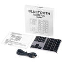 Small-Size Alloy 35 Keys Bluetooth Wireless Numeric Keypad for Accounting T