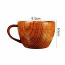 Retro Wooden Cup Primitive Handmade Natural Wood Coffee Tea Beer Wine Juice
