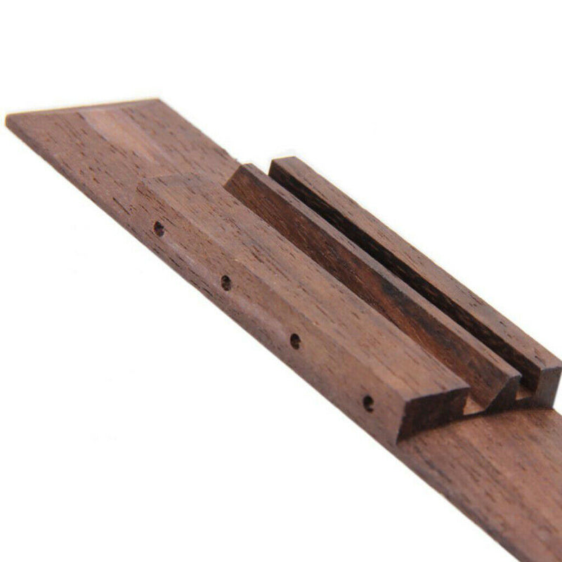 Ukulele Bridge 110mm Rosewood Set  ABS Saddle Nut For Uku Accs Luthier