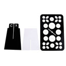 Acrylic Makeup brush drying rack dry brush holder (Black + White) G7B5