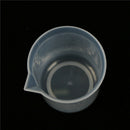 2pcs 100mL Clear Plastic Graduated Measuring Cup Jug Beaker Lab Tool JC~ï¼ˆ