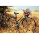 Diamond Painting Field Bike Full Round Rhinestone Picture DIY Set 40x30cm
