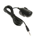 1 Piece 3.5mm Mono Straight Car Microphone Mic Amplifier Black