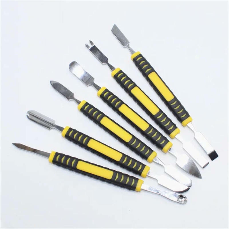 6* Alloy Steel Cell Phone Repair Opening Pry Disassemble Tools Set Spudger Kit