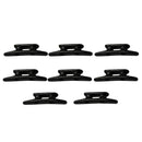 8 Pack 3" Black Nylon Closed Base Marine Boat & Dock Cleats 3 inch