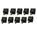 10Pcs Replacement Truck Auto Automotive DC 12V 20A/30A SPDT Relay Relays 5P