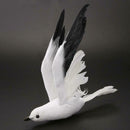 Simulation Feather Seagull Bird Hanging Decorations Gardening Mall Decor
