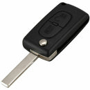 Flip Remote Keyless Key case shell for PEUGEOT 207 307 307S 308 407 607