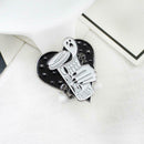 Love Heart Coffee Cup Ghost Brooch Clothes Lapel Badges Ornaments (Style 1) A