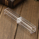 Box Case Pen Storage Box Stationery Organizer School Office Use Transparent 3C
