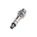 10Pack 8mm 24V Green LED Panel Metal Indicator Light Dash Pre-Wired LED