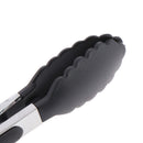 silicone food clip food grade barbecue plier stainless steel handle cooking  Bj
